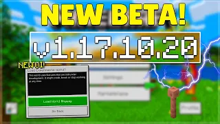 MCPE 1.17.10.20 NEW UI MENU PRE-GAME ADDED! Minecraft Pocket Edition Java Parity & Bug Fixes