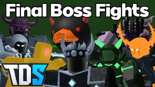 Every TDS Final Boss Fight... | Tower Defense Simulator ROBLOX