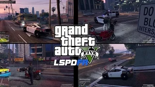 GTA 5 - LSPDFR - EPiSODE 80 - LET'S BE COPS - CITY PATROL (GTA 5 PC POLICE MODS) 2010 CHARGER