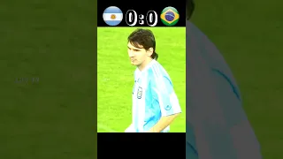 Argentina VS Brazil 2010 Interesting Friendlies Match Highlights #football #shorts #youtube