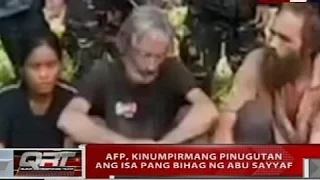 QRT: AFP, kinumpirmang pinugutan ang isa pang bihag ng Abu Sayyaf