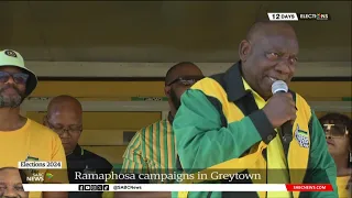 2024 Elections | ANC president Ramaphosa thanks party supporters in Greytown, KZN