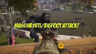 MASSIVE YETI/BIGFOOT ATTACK ON TOWN!