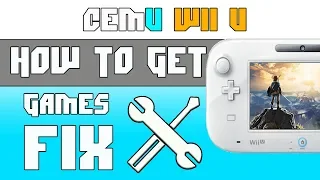 How To Get Games for Cemu | Helper FIX!