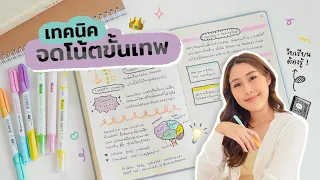 เทคนิคจดโน้ตขั้นเทพ!👑 เลคเชอร์ยังไง? จดสรุปแบบไหนให้เรียนทันเพื่อน | Peanut Butter