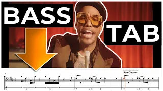 Smokin Out The Window - Bass TAB (Bruno Mars, Anderson .Paak, Silk Sonic)