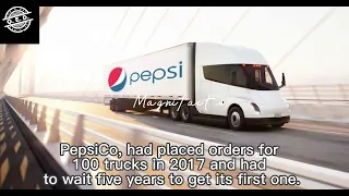 First Tesla Semi Truck With 500 mile range delivered to Pepsico