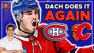 Dach DOMINATES - Caufield INJURED - Jake the Snake STEALS a W | Habs vs Flames Reaction