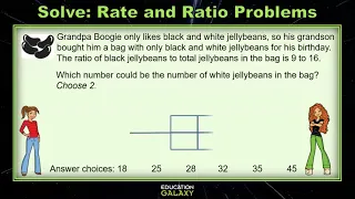 6th Grade - Math - Solve: Rate and Ratio Problems - Topic Video