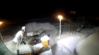 Snow plowing in northen norway