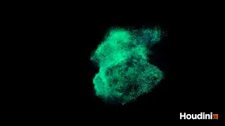 Energy particles Houdini