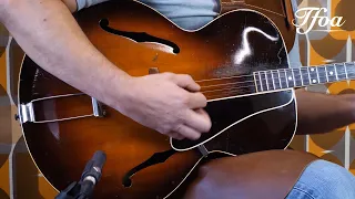 Gibson TG50 Tenor Archtop 1940s played by Erwin van de Ven | Demo @The Fellowship of Acoustics