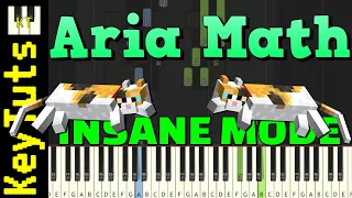 Aria Math [Minecraft Voluma Beta] - Insane Mode [Piano Tutorial] (Synthesia)