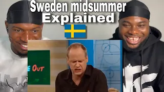 Reaction To Robert Gustafsson Explaining Swedish Midsummer (Swedish Comedy)