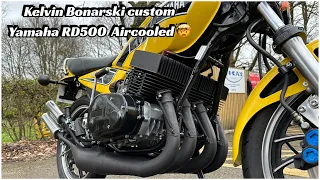 Yamaha RD500 Aircooled - Mental Build & sound! One off hand built by Kelvin Bonarski