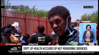 Department of Health accused of not rendering services in Upington in the Northern Cape