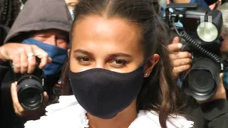 Alicia VIKANDER (LARA CROFT / TOMB RAIDER) attends LOUIS VUITTON SHOW IN PARIS 06.10.2020 OCTOBER