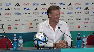 Conférence de presse de Hervé Renard - 12 août 2023