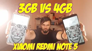 Xiaomi Redmi Note 5 Ram Management Speed Test 3GB RAM vs 4GB RAM version Global MIUI 9