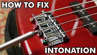How To Fix Bass Guitar Intonation | Simple Fix