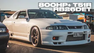 800HP+ T51R RB26 R33 GT-R V-Spec Nismo