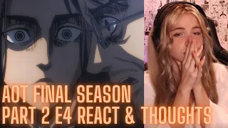 Attack on Titan Final Season Part 2 Episode 4 Reaction | Memories of the Future