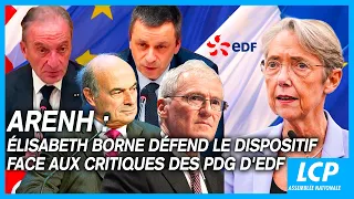 ARENH : Élisabeth Borne défend le dispositif face aux critiques acerbes des anciens PDG d'EDF