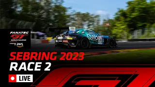LIVE | Race 2 | Sebring | Fanatec GT World Challenge America 2023