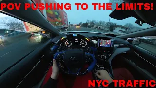 *POV* Pushing My Catless Camry To It's LIMITS In NYC Traffic...(Cutting Up)