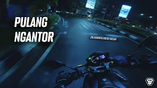 Lembur Ride (pulang ngantor) | Exhaust Sound MT-25 | Night Ride [4K]