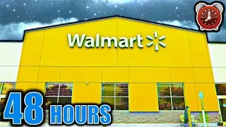 48 HOUR OVERNIGHT CHALLENGE IN WALMART (TRUTH or DARE PART 2)