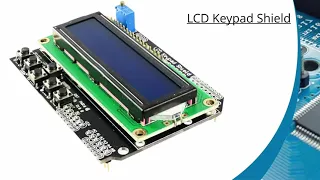 شاشات إل سي دي  LCD Characters , Arduino keypad shield , PCF8574T  في الاردوينو