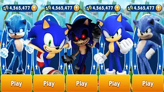 Sonic Dash - Sonic.EXE vs Sonic vs Movie Sonic defeat All Bosses Zazz Eggman All Characters Unlocked