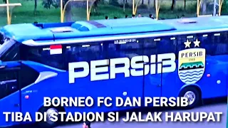 Borneo Fc Dan Persib Bandung Tiba Di Stadion Si Jalak Harupat