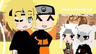 Jiraiya and Kashin Koji react to Boruto and Naruto (their students) (for fun)