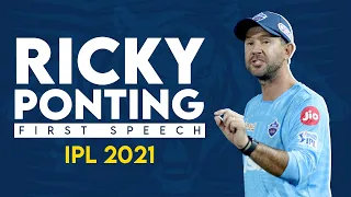 Ricky Ponting | First Speech | 3 Days To Go | IPL 2021