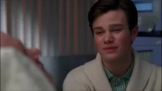 Glee   Kurt talks to Burt by his hospital bed 2x03