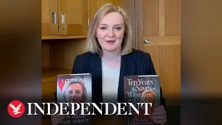 If you want free world to win again, buy my book, says Liz Truss in new video message