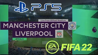 Liverpool (LIV) VS Manchester City (MCI) on PS5 (4K 60 FPS HDR )– FIFA 22