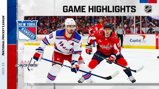 Rangers @ Capitals 2/25 | NHL Highlights 2023