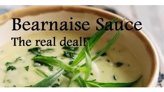 Authentic Bearnaise Sauce -  Bearnaise tutorial -  Step by Step French Recipe