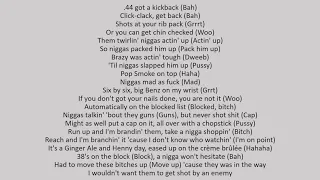 Pop Smoke - Gangstas (lyrics)
