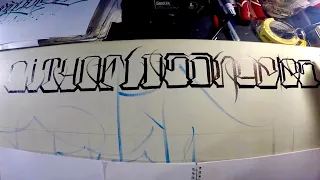 CITY OF LOS ANGELES GRAFFITI HANDSTYLE LETTERING