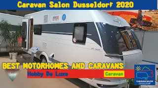 2021 Hobby De Luxe 560 KMFe Caravan Interior Exterior Walkaround Dusseldorf Caravan Salon