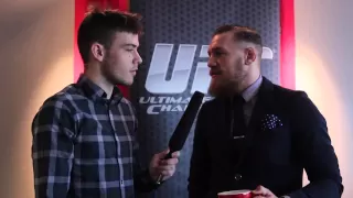 Interview with Conor McGregor ahead of UFC in Manchester