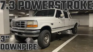 OBS Ford 7.3 Powerstroke 3 Inch Downpipe Install