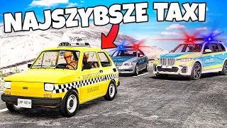 ❄️ NAJSZYBSZY TAKSÓWKARZ KONTRA POLICJA! | BeamNG Drive |