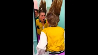 This Hilarious Hair Prank Has Everyone Frozen in Disbelief! 😂 #shorts