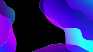 Gradient Liquid Blue Shapes Looped Animation Free Background Screensaver Footages