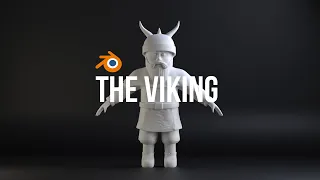 The Viking modelling, rigging, texture painting, animating in Blender.